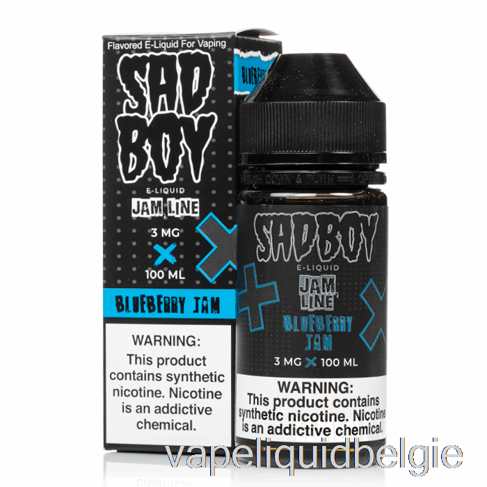 Vape België Bosbessenjam - Sadboy - 100ml 0mg